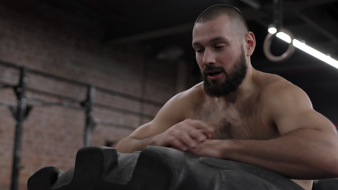 Sportsman Flipping Tire