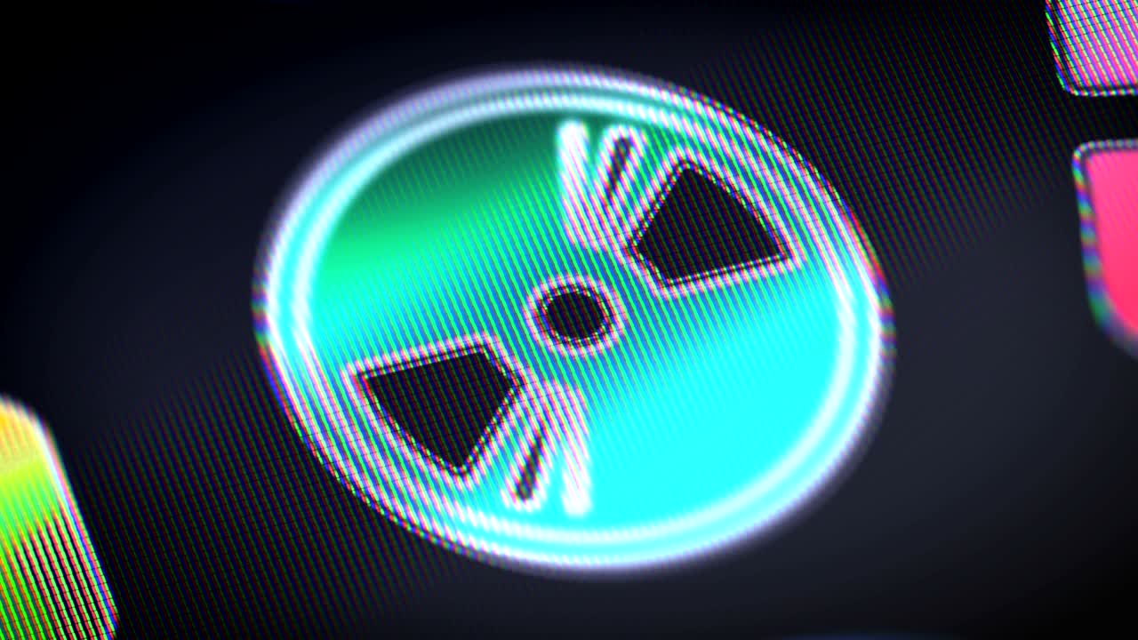 디스크 아이콘이 화면에 나타나면 루핑을 할 수 있습니다.