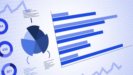 animación de gráficos, estadísticas y procesamiento de datos financieros