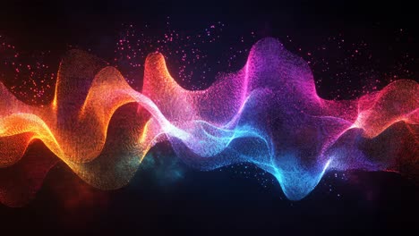Abstract Colorful Energy Waves