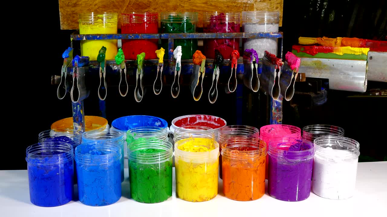 tinta de plastisol en la fábrica de camisetas