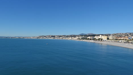 Bucht-Der-Engel-Entlang-Der-Promenade-Des-Anglais-In-Nizza,-Frankreich