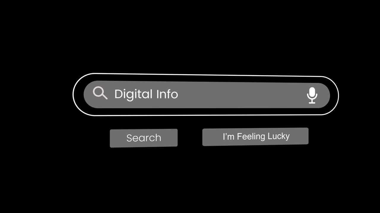 Search bar examples for data analysis and digital information