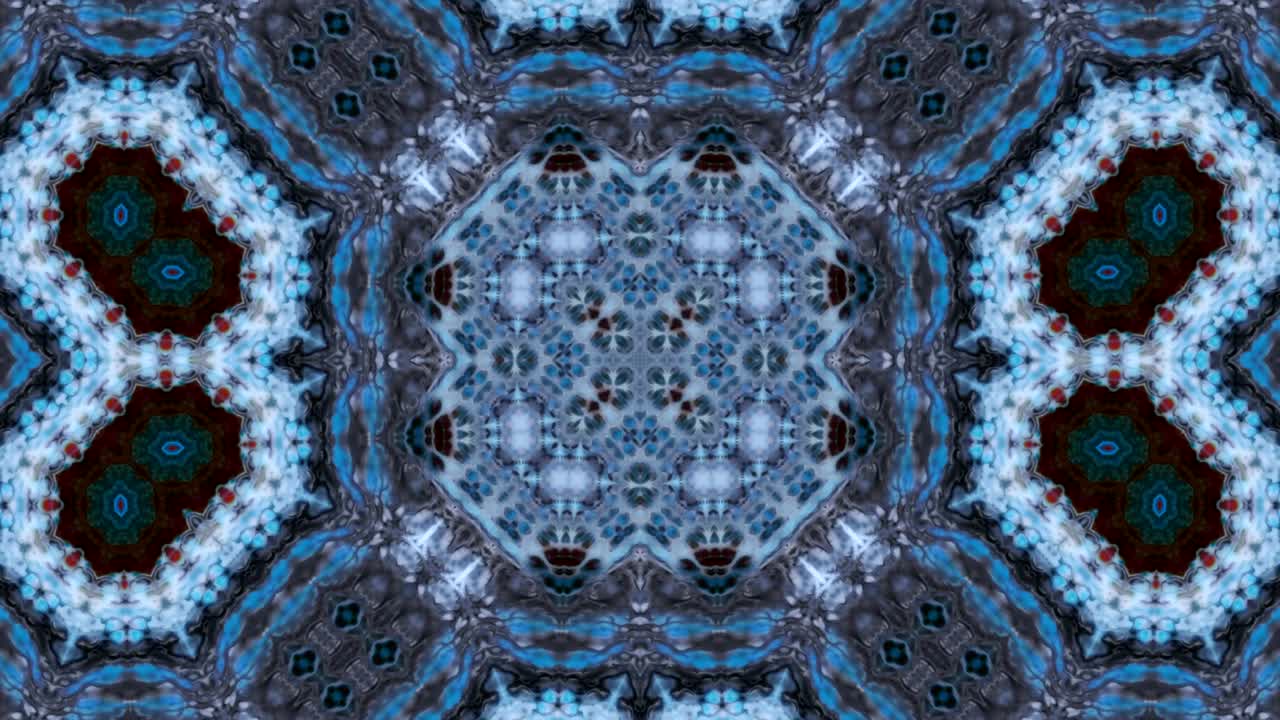 movimiento de fondo de kaleidoscopio abstractamente colorido