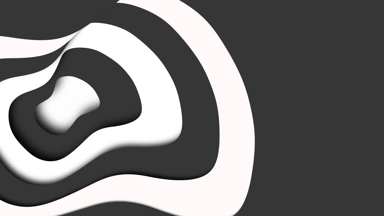 elegante elemento de diseño curvo en blanco y negro clásico