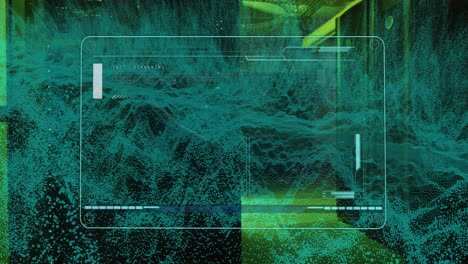 animación de conexiones y procesamiento de datos a través de servidores informáticos