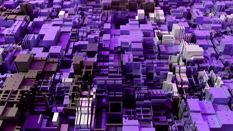 4k abstract modern cpu. data mining, deep learning ai concept.