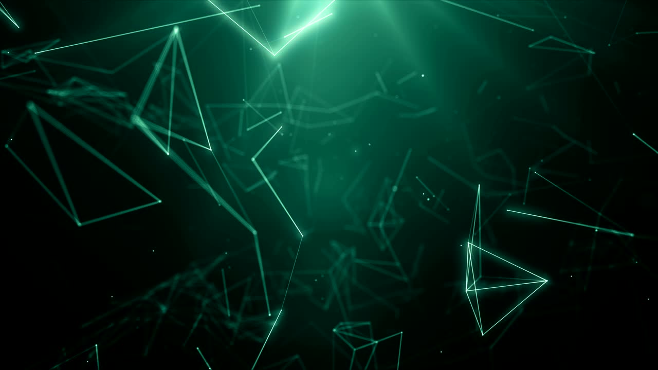 Plexus abstract network titles technology science background loop