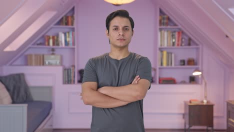 retrato de un hombre indio confiado
