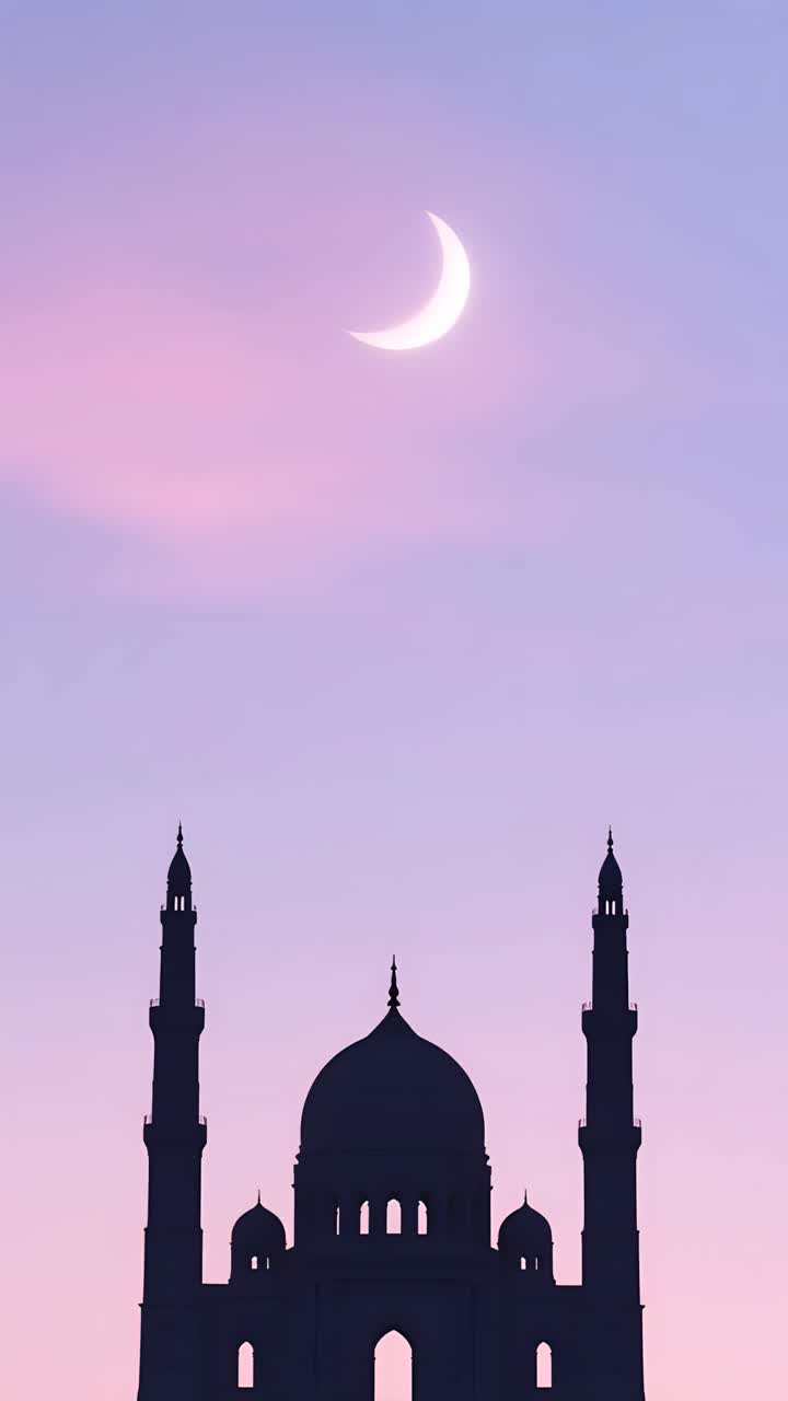 Eid al-Adha Moschea Sfondo islamico 4K