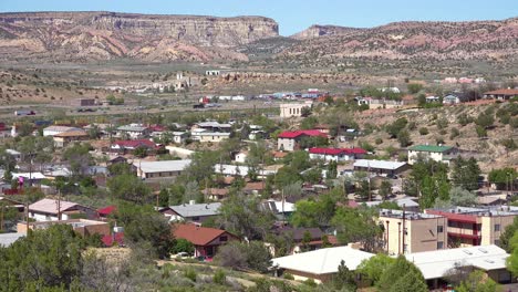 establishing shot of gallup new mexico