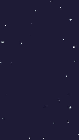 an animation of flat design silver stars background