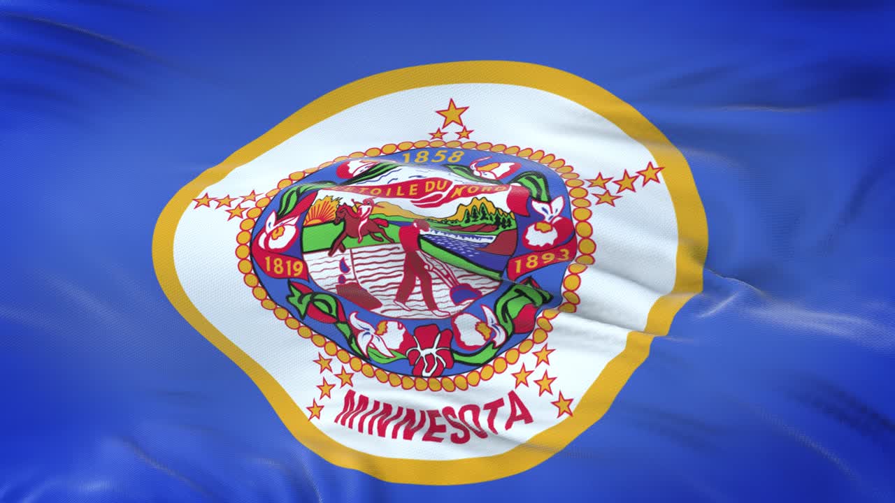 미네소타 (미국) 발이 바람에 흔들리는 매우 상세한 직물 질감.