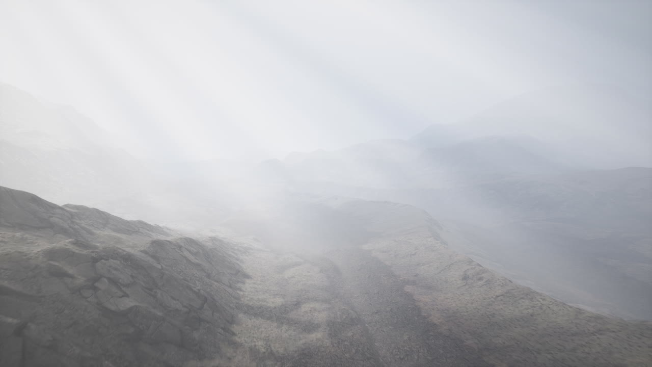 산의 배경에 대한  ⁇ 빛