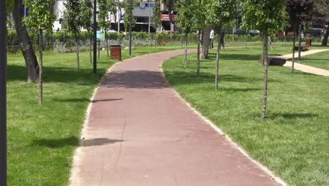 city park pathway