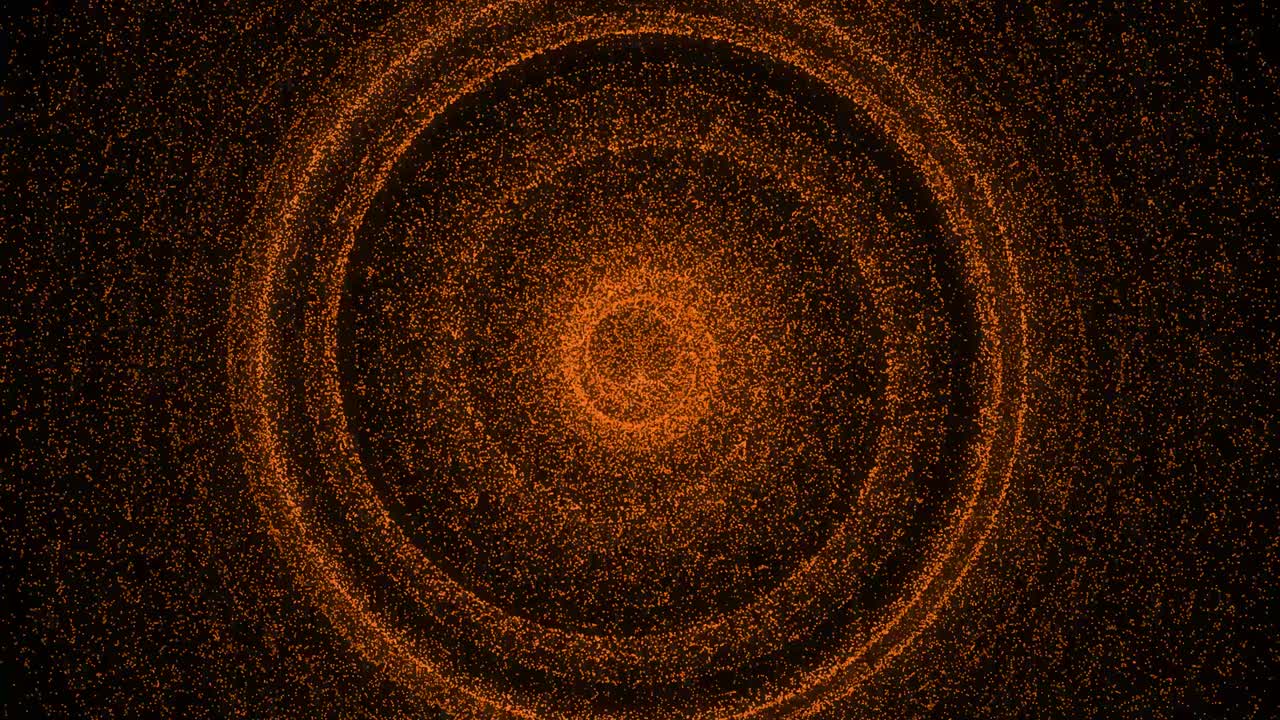 patrón de forma de punto de color naranja animación gráficos de movimiento