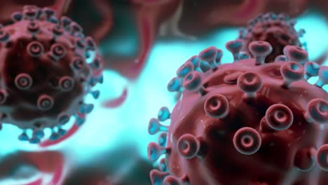 coronavirus and infection,medical concept, 3d rendering.