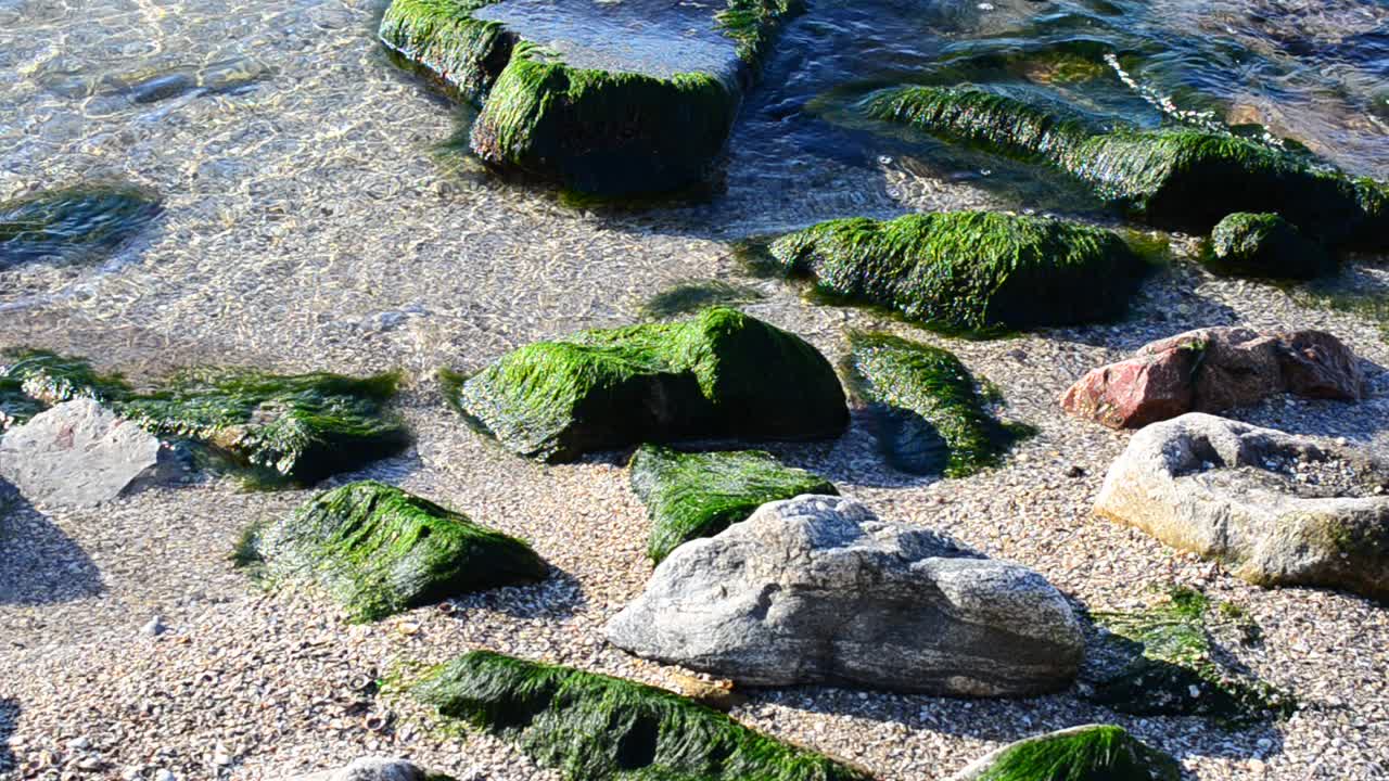 Costa e pietre. Bella spiaggia