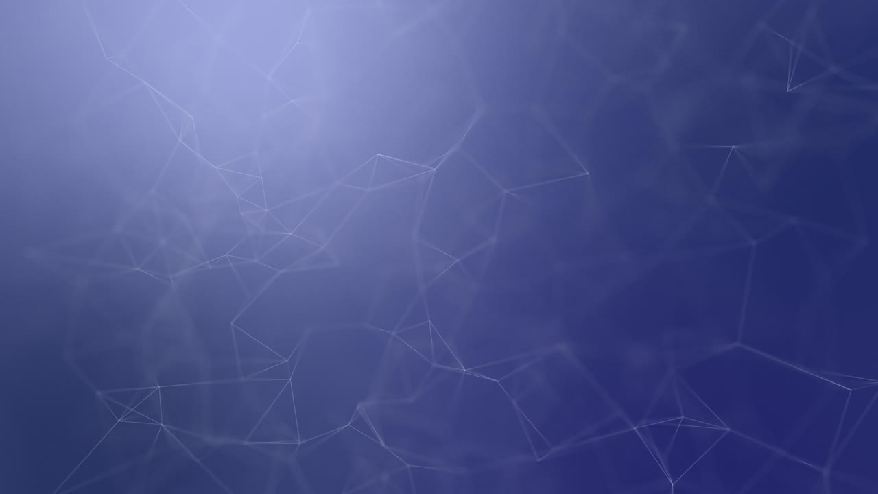 animación en bucle de puntos y líneas que se mueven irregularmente