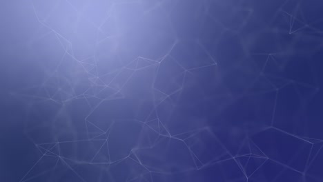 animación en bucle de puntos y líneas que se mueven irregularmente