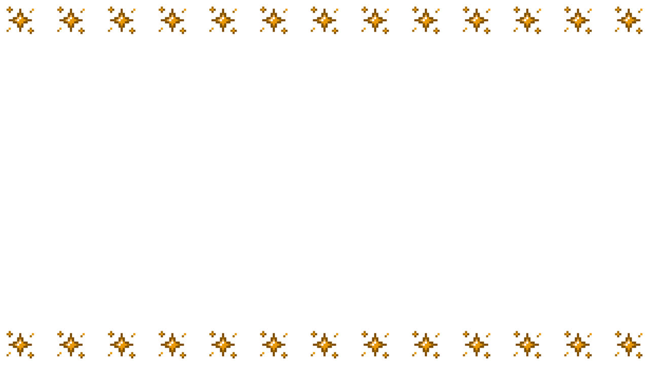 Pixel Art Mini Particle star Frame Animated Overlay 1080p Transparent 30 fps (8).mov