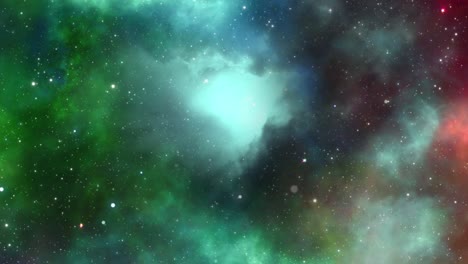 colorful nebula on space background