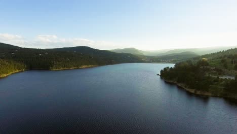 nederland barker meadow reservoir in colorado, colorado reservoir in summer season, nederland tourist town in boulder county