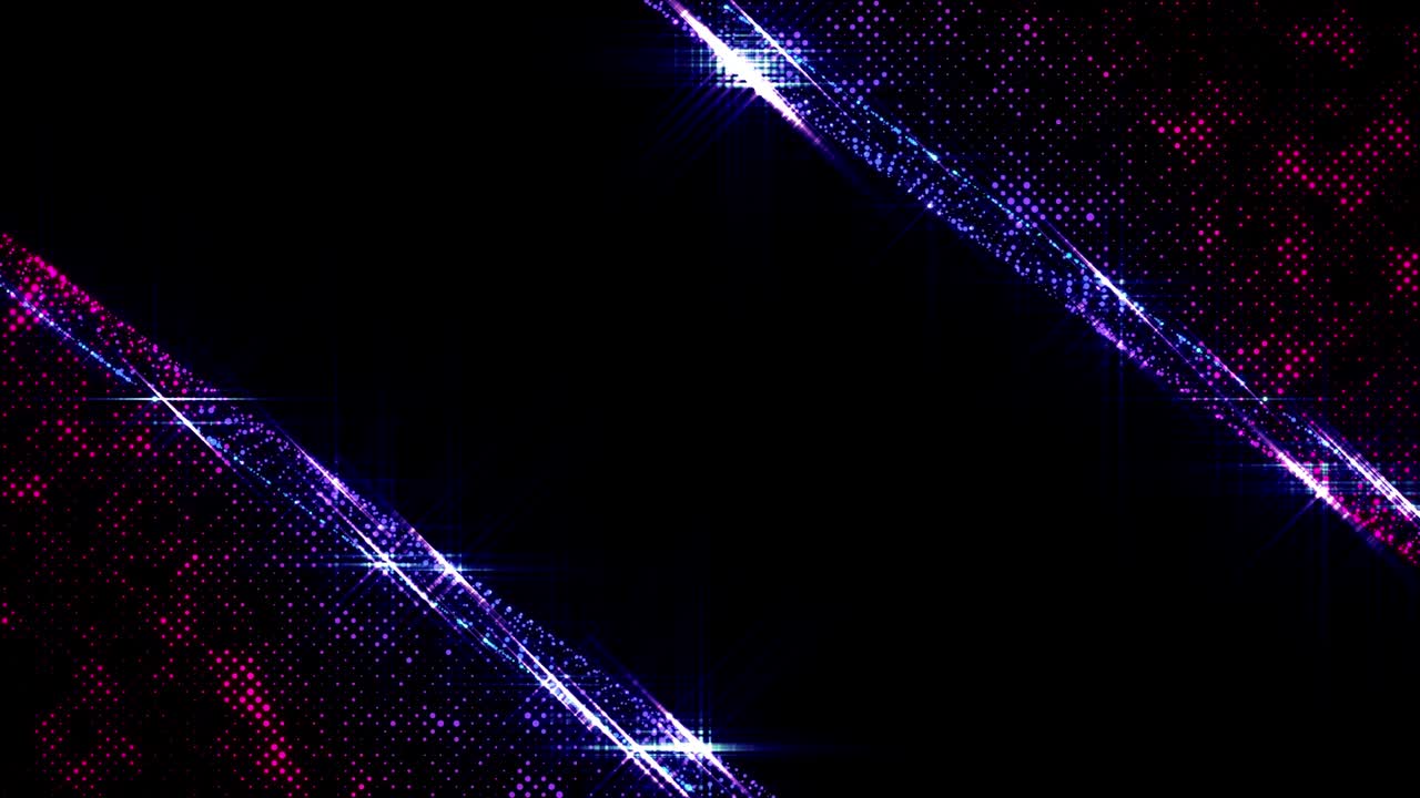 3d abstracto 4k fondo en bucle con luz de leds y espacio de copia. chispas se deslizan entre los leds de punto, las partículas cubren todo el plano de todo el marco. brillo correr en puntos. luma mate como canal alfa 3