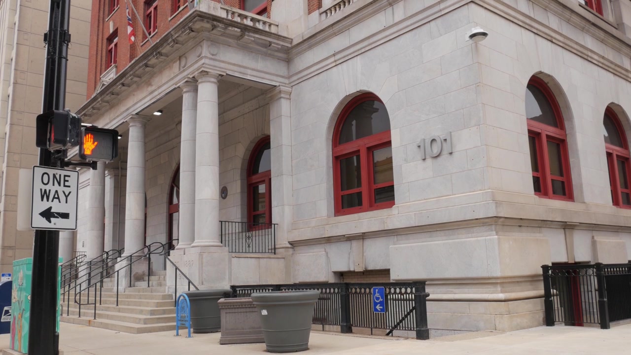 Municipio di Dayton, Ohio, nel centro di Dayton