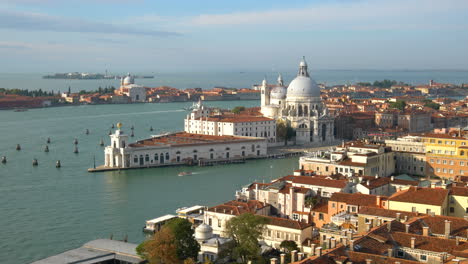 venice grand canal skyline in italy