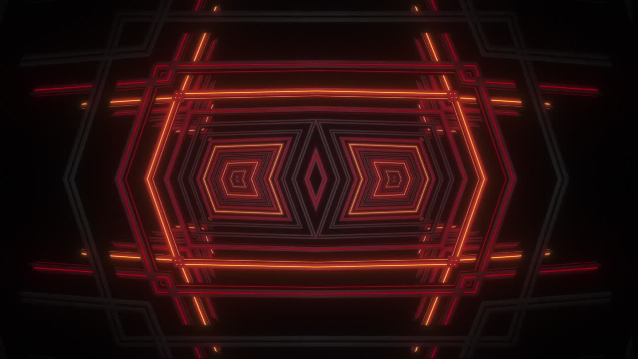 Abstract Tunnel al neon