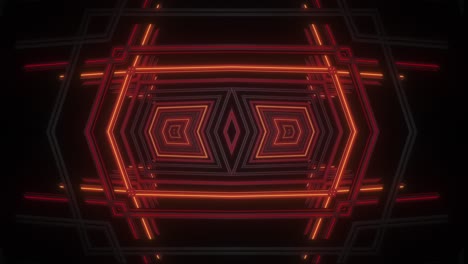 túnel de neón abstracto