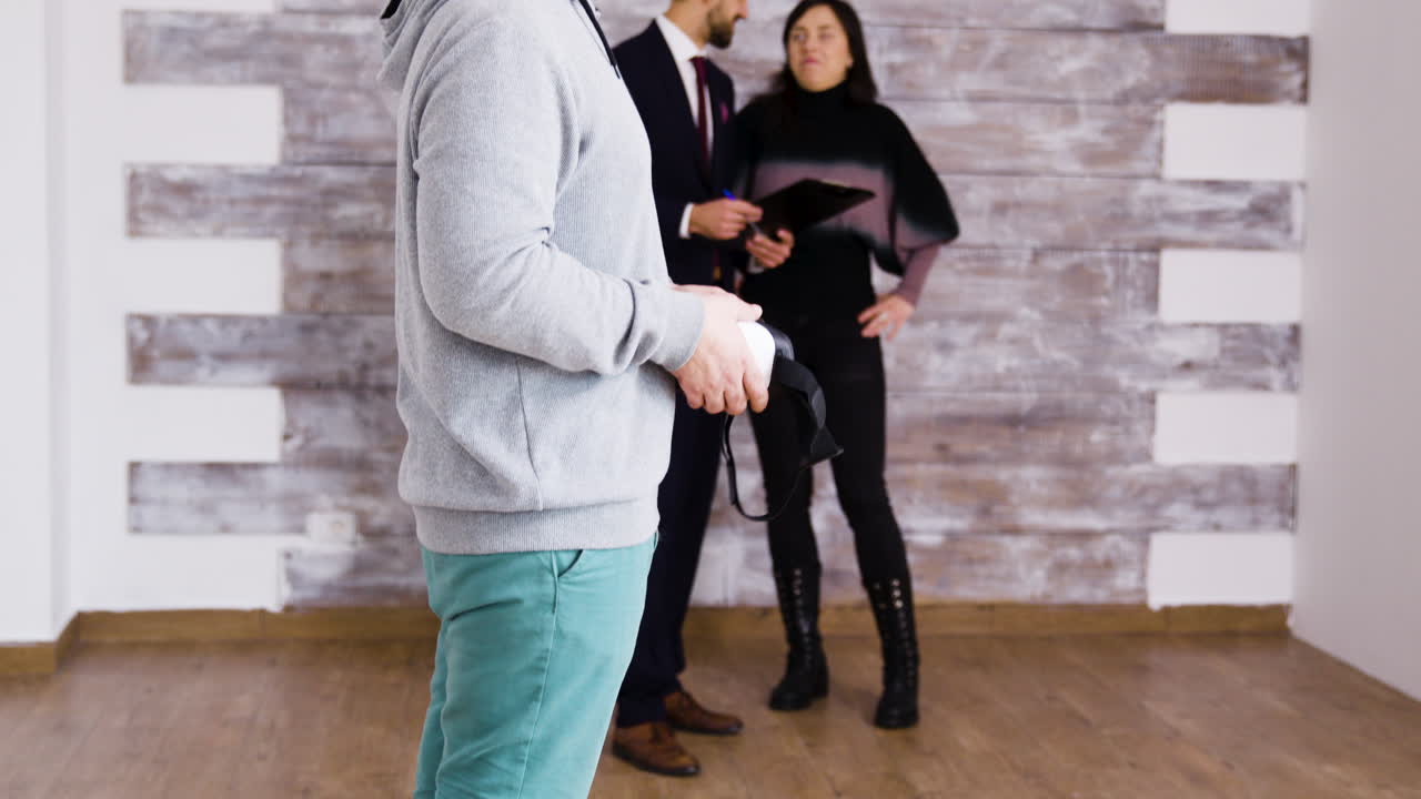 People Using Virtual Reality Technology