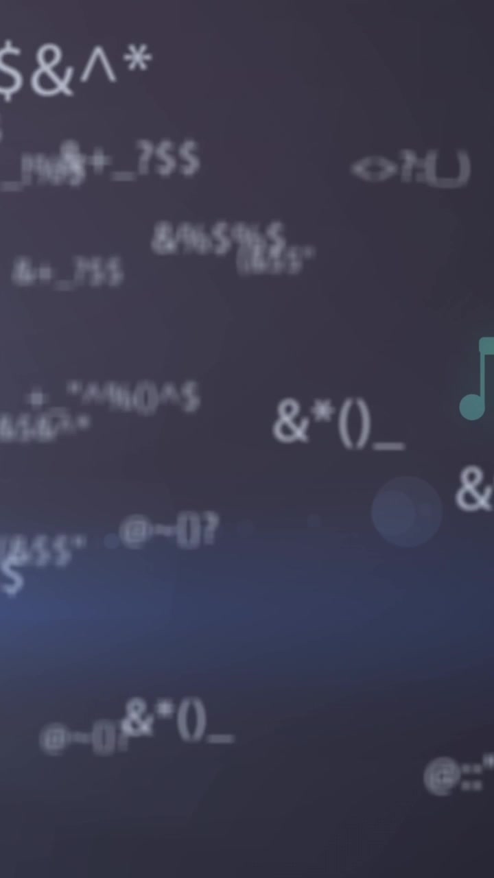 Multiple changing mathematical symbols and spot of light over two globes of digital icons spinning