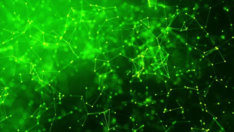 abstract green network background