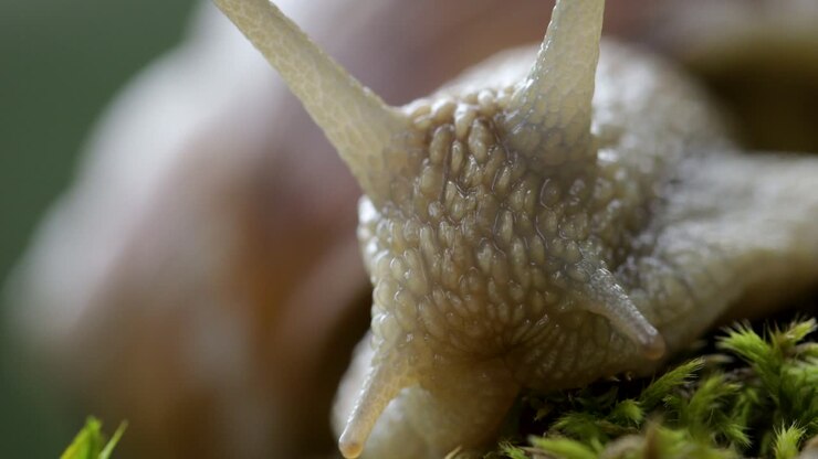 Helix pomatia also Roman snail, Burgundy snail
