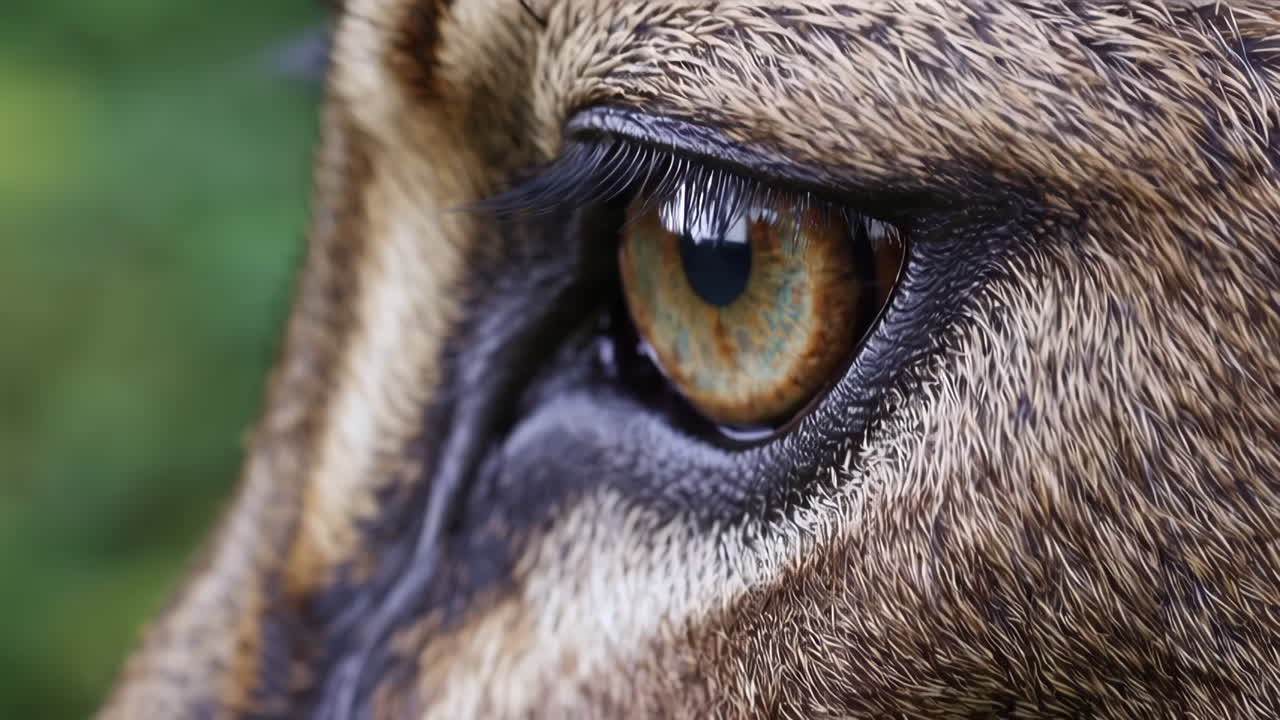 Primo piano di un occhio di animale