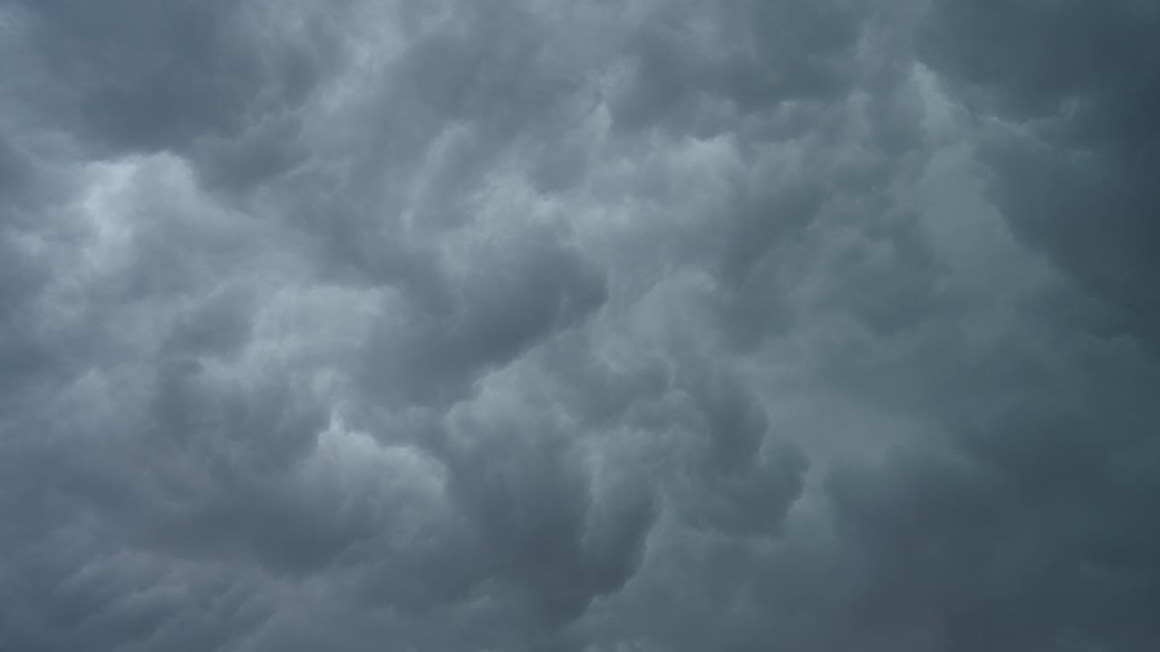 Dark Storm Clouds In The Sky. - wide shot