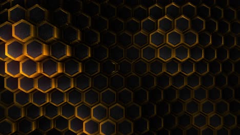 abstract hexagon animation multicolor pattern 4k smooth concept