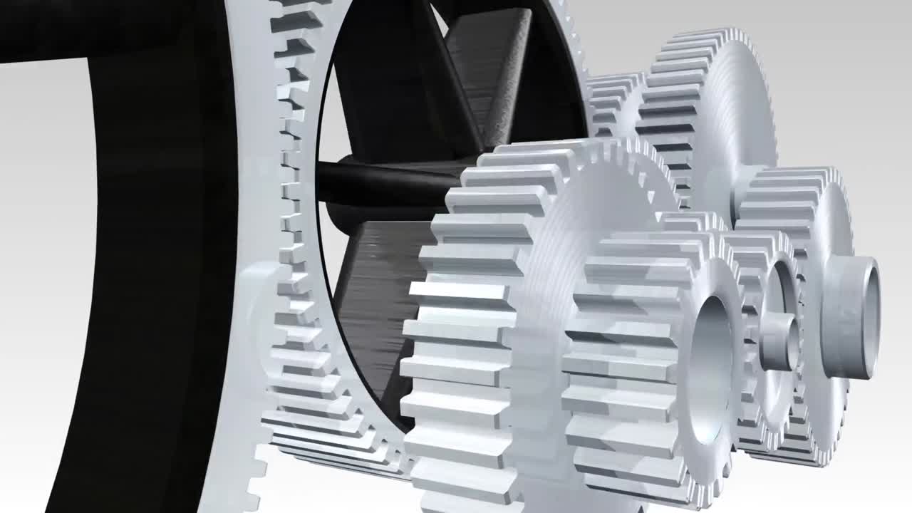 움직이는 인터로킹 기어