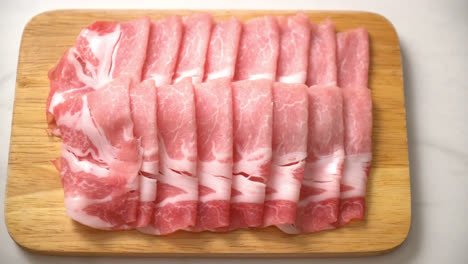 fresh-raw-pork-sirloin-sliced