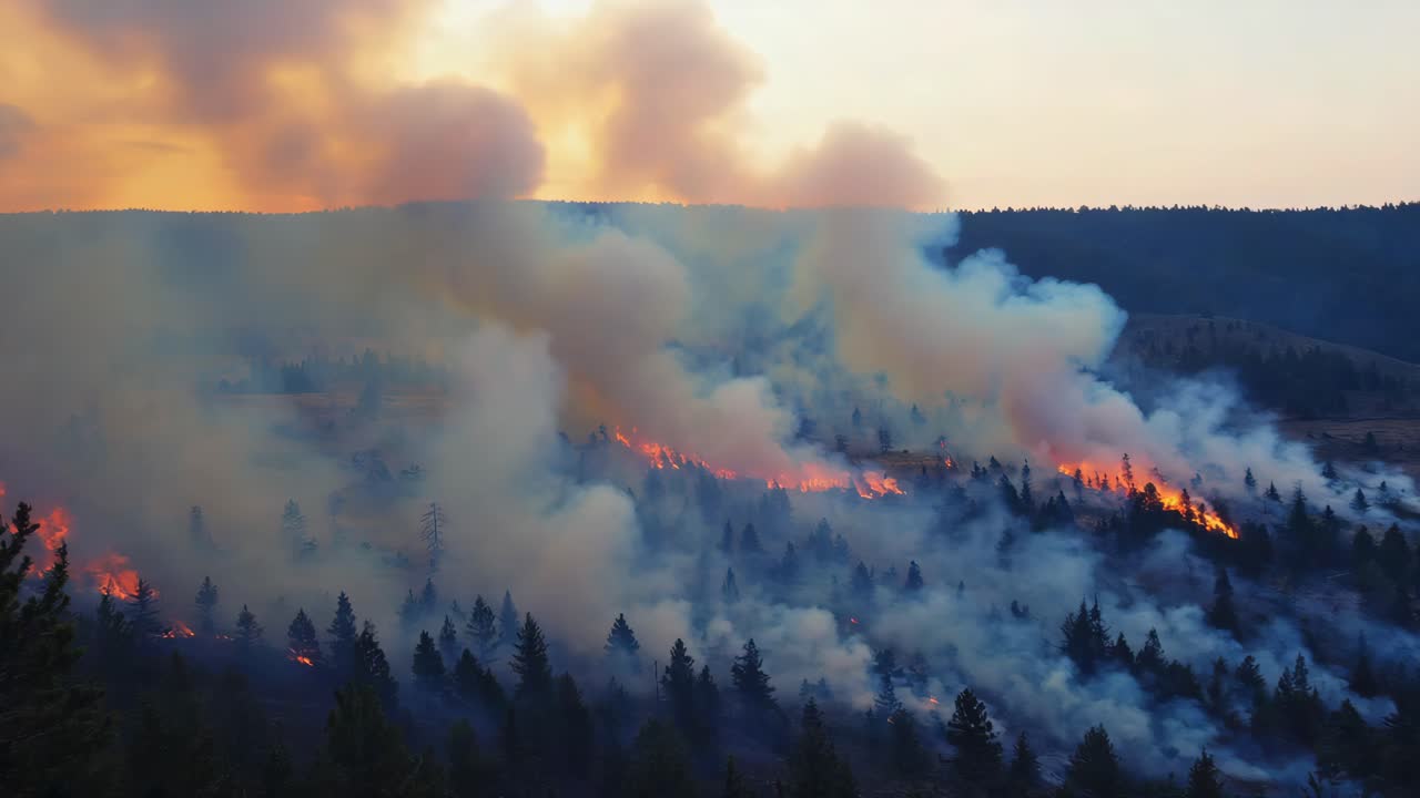Devastazione da incendi boschivi
