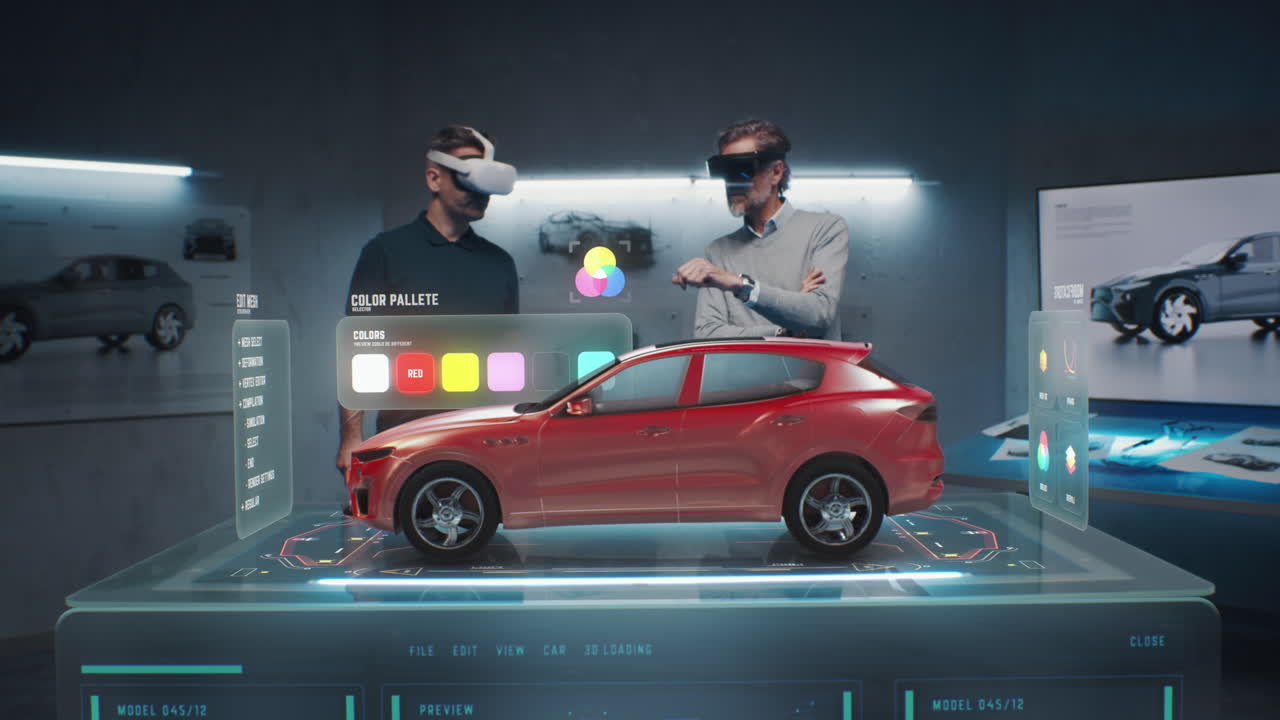 Virtual Car Design Collaboration Using VR