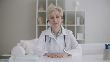 pediatra está consultando en línea desde su oficina en el hospital comunicación a distancia con el mejor especialista en salud