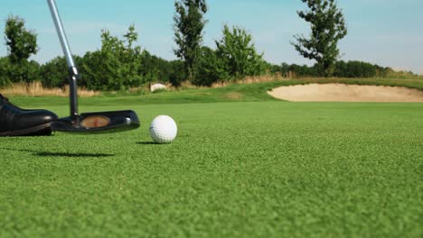 golfing on a beautiful summer day