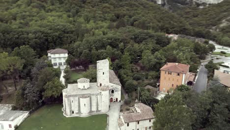 a drone shot over san vittore