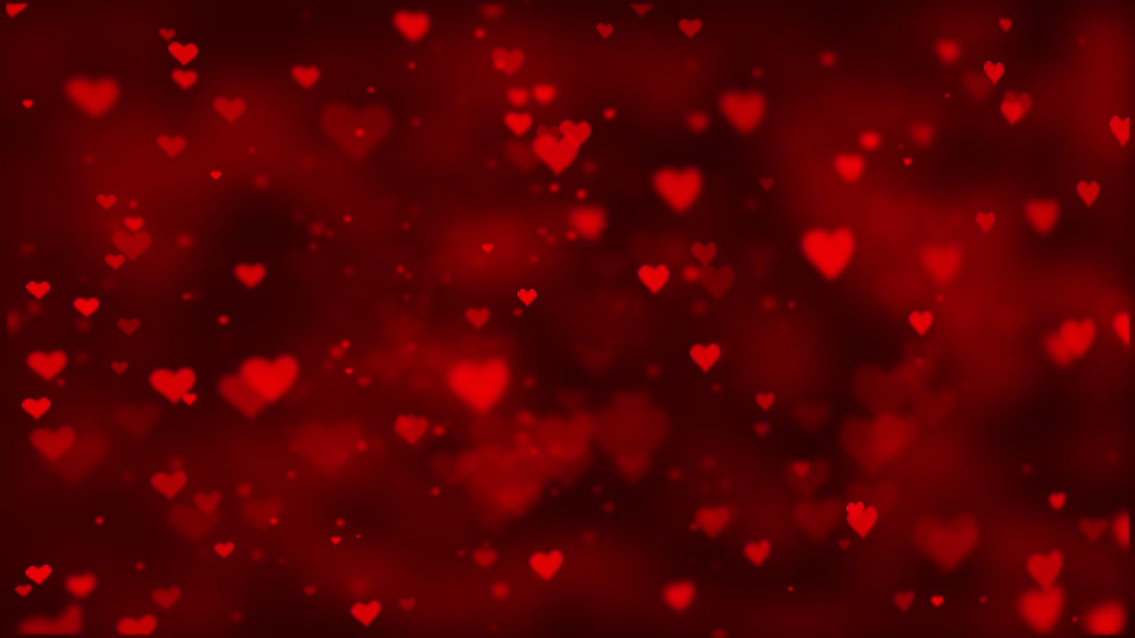 fondo de corazones rojos