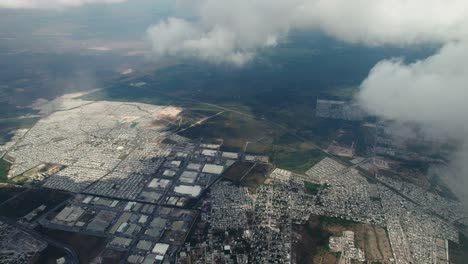city development: wide aerial shot of reynosa urban landscape