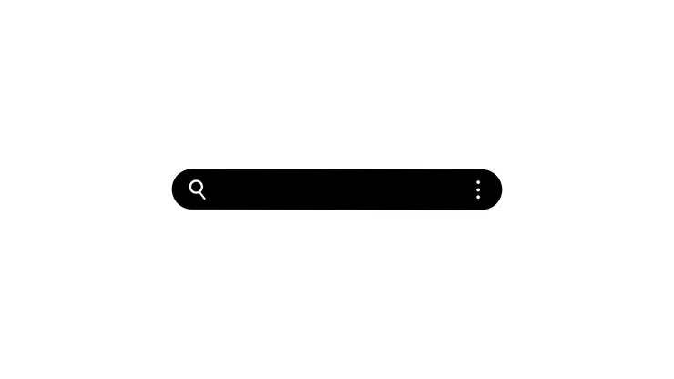 Animated Search Bar User Interface Element