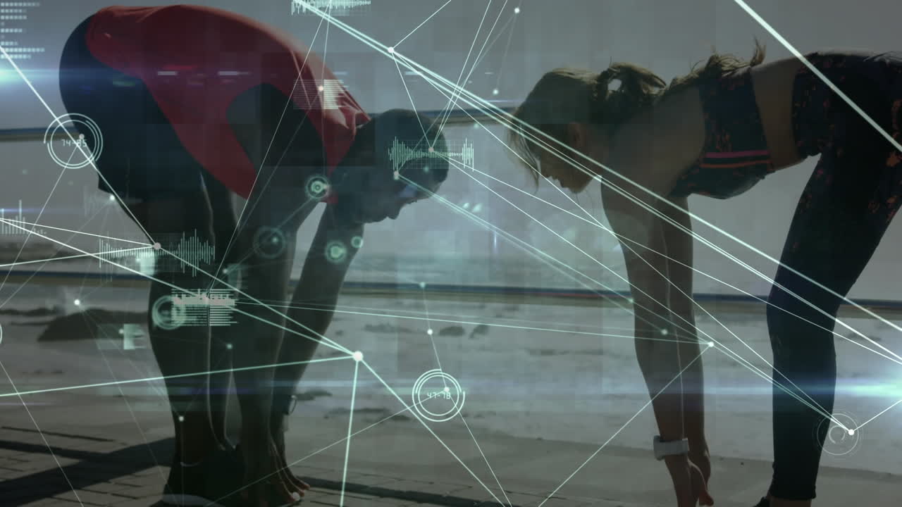 야외 운동을 하는 여성과 남성에 대한 연결 네트워크의 활성화